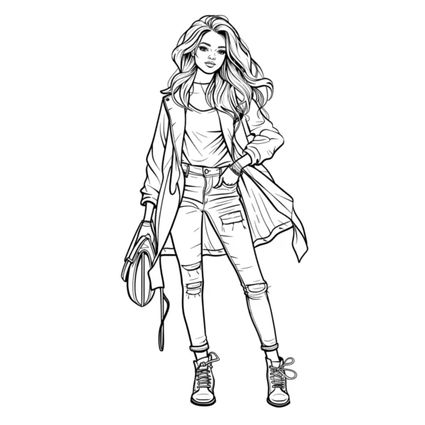 Fashion Colouring eBook - Image 2